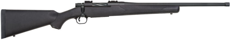 Mossberg 28175 Patriot Full Size 400 Legend 4+1 20" Matte Blued Threaded Barrel, Matte Blued Drilled & Tapped Stainless Steel Receiver, Fixed Black Synthetic Stock, Right Hand