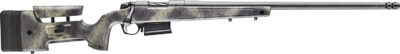 Bergara Rifles B14LM3613 B-14 Wilderness HMR 7mm PRC 5+1 24″ Threaded, Sniper Gray Cerakote Barrel/Rec, Adj. SoftTouch Woodland Camo Stock with Mini-Chassis, Omni Muzzle Brake