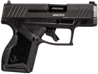 Taurus 1GX4M93GR GX4  Micro-Compact 9mm Luger 11+1/13+1 3.06″ Black Steel Barrel/Gray Serrated Slide/ Gray Stainless Steel Frame/ Black Polymer w/Interchangeable Backstrap Grips Right Hand