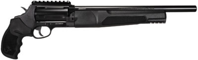Taurus 2JHD441013MAG Judge Home Defender Medium Frame 45 Colt (LC)/410 Mag 5rd, 13″ Matte Black Steel Barrel, Cylinder & Frame w/Picatinny Rail, Black Rubber Grip, Exposed Hammer