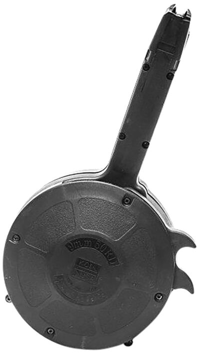 50RD DRUM MAGAZINE 9MM FOR GLOCK~ 17, 19, 26 50RD DRUM MAGAZINE 9MM BLACK POLYMER FOR GLOCK~ 17, 19, 26