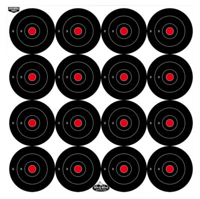 Birchwood Casey 35309 Dirty Bird  3″ Bullseye Tagboard Hanging Black/White 12 PK