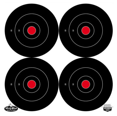 DIRTY BIRD 6″ – 48 BULL’S-EYE TARGETS – 12-PK