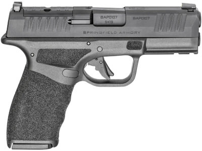 Springfield Armory HCP9379BOSP15 Hellcat Pro OSP Compact 9mm Luger 15+1 3.70″ Black Melonite Steel Barrel & Optic Ready/Serrated Slide, Black Polymer Frame w/Picatinny Rail, Textured Grip