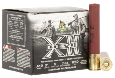 HEVI-Shot HS54105 HEVI-XII  410Gauge 3″ 1/2oz Tungsten 5Shot 25 Per Box/5 Case