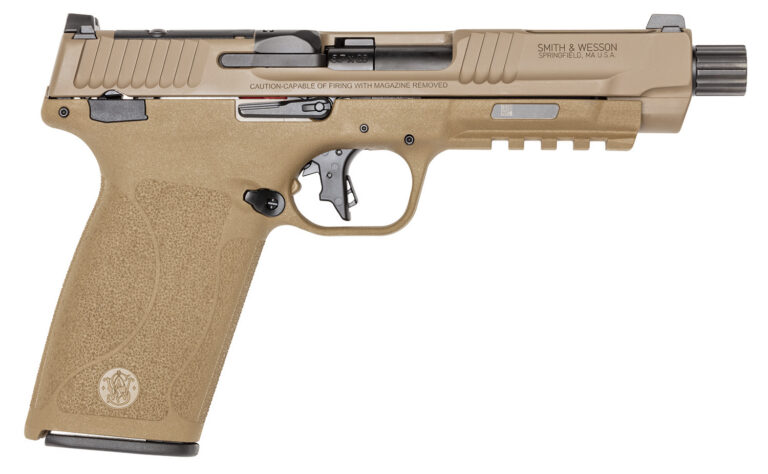 M&P5.7 OPTIC READY 5.7X28MM SEMI-AUTO HANDGUN M&P 5.7 OPTIC READY 5.7X28MM 5'' BBL (2) 22RD MAGS NTS FDE