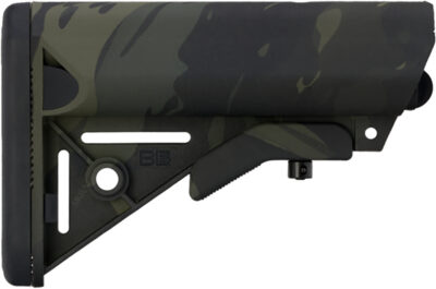 B5 Systems SOP1422 Enhanced SOPMOD Black Multi-Cam Synthetic for AR-Platform with Mil-Spec Receiver Extension (Tube Not Included)