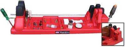 GUN CLEANING VISE UNIVERSAL RIFLE & SHOTGUN MAINTENANCE VISE RED