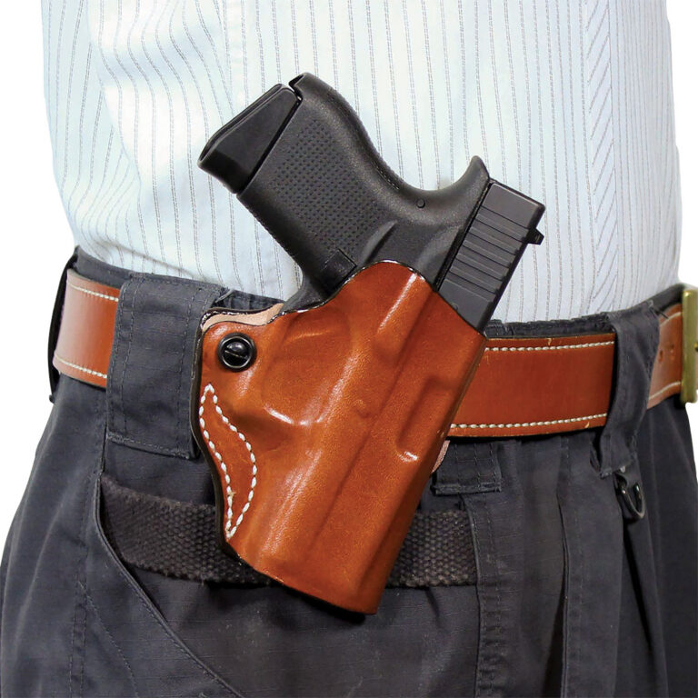 #019 MINI SCABBARD TAN RH GLOCK 19/23