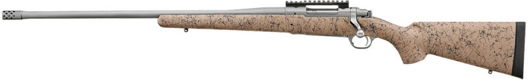 Ruger 57163 Hawkeye FTW Hunter Full Size 6.5 PRC 4+1 24" Matte Stainless Threaded Barrel, Picatinny Rail Stainless Steel Receiver, Speckled Tan/Black HS Precision Synthetic Stock, Left Hand