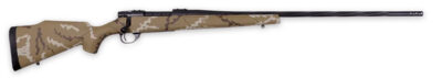 Weatherby VHH270NR6B Vanguard Outfitter 270 Win 5+1 24″ Threaded/Spiral Fluted, Graphite Black Barrel/Rec, Tan with Brown & White Sponge Synthetic Stock, Accubrake Muzzle Brake, Adj. Trigger