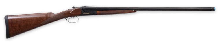 Weatherby OG14128DSM Orion  410 Gauge Break Open 3" 2 Shot 28" Blued Side By Side Barrel, Blued Steel Receiver, Straight English w/Splinter Forend Walnut Wood Stock