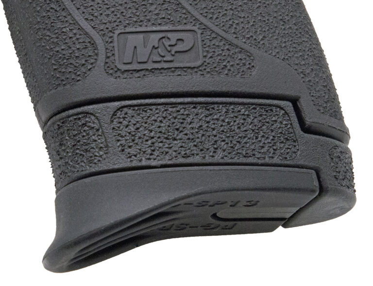 Pearce Grip PGSP13 Grip Extension Black Textured Polymer, Fits 13rd/15rd Mags for S&W Equalizer & M&P Shield Plus