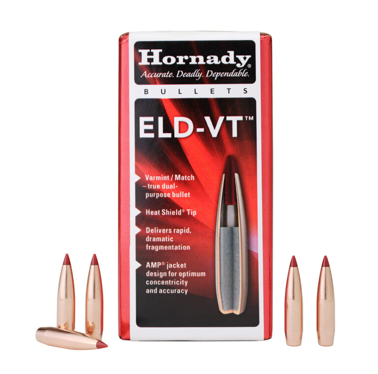ELD-VT® 6.5MM (0.264'') POLYMER TIP BOATTAIL BULLETS ELD-VT 6.5MM (0.264'') 100GR POLYMER TIPPED BOATTAIL 100/BOX