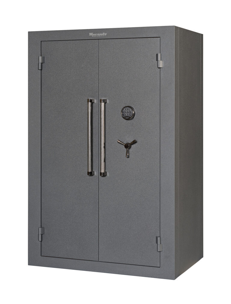 Hornady 95072 Mobilis Double Door Max Matte Grey 9 Gauge Steel Safe
