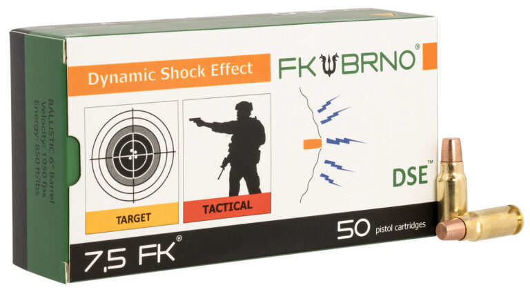 F9 Ammunition 7.5 FK High Velocity 1950 FPS 101Gr LF Copper 50rd/bx