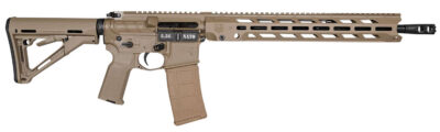 Diamondback DB1784K061 DB15  5.56x45mm NATO 30+1 16″, FDE, 15″ M-Lok Anti-Rotation Handguard, Magpul CTR Stock & K2 Grip, Obsidian Muzzle Brake, Ambi Safety