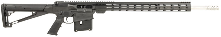 GLFA 7MM Rem Mag Rifle Black/Stainless Steel 24in Brl