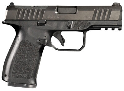 Rost Martin RM1CBLKOSP RM1C  9mm Luger 17+1 4″ Black Match Grade Barrel, Black Tenifer Optic Ready/Serrated Steel Slide, Black Polymer Frame w/Picatinny Rail, Textured Grip, Ambidextrous