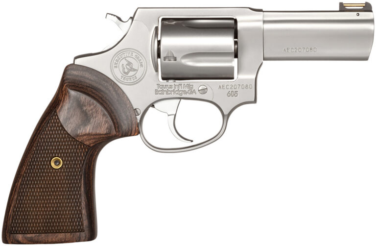 TAURUS 605 EXECUTIVE REVOLVER 357MAG 3" STS/WOOD GRIP 7RD