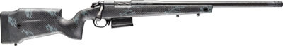 Bergara Rifles B14S751CF B-14 Crest 308 Win 5+1 20″ Sniper Gray Cerakote #5 Contour Threaded Barrel, Sniper Gray Cerakote Steel Receiver, Black & Gray Sponge Fixed Carbon Fiber Stock