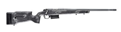 Bergara Rifles B14S754 B-14 Crest 22-250 Rem 5+1 20″ Sniper Gray Cerakote #5 Contour Threaded Barrel, Sniper Gray Cerakote Steel Receiver, Black & Gray Sponge Fixed Carbon Fiber Stock
