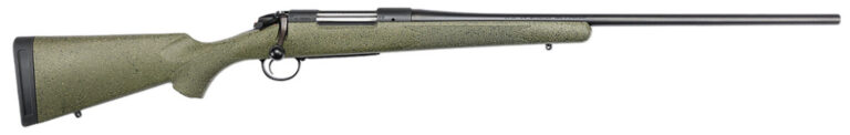 Bergara Rifles B14LM1013C B-14 Hunter 7mm PRC 3+1, 22" Graphite Black Cerakote #4 Tapered Steel Barrel, Graphite Black Cerakote Steel Receiver, Green Speckled Fixed w/SoftTouch Synthetic Stock