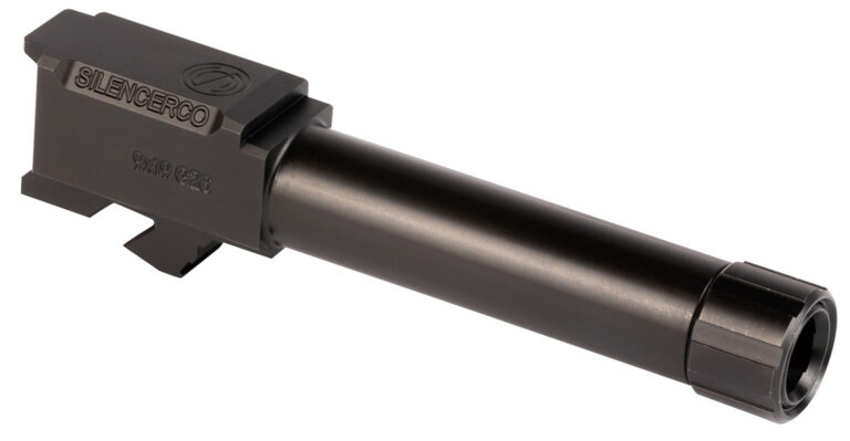 SilencerCo AC1329 Threaded Barrel Glock 26 Compatible 9mm 3.42" Black