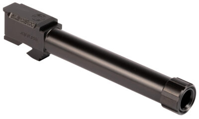 SilencerCo AC50 Glock  40 S&W 4.80″ Threaded Black Nitride Stainless Steel, Fits Glock 22 Gen2-4