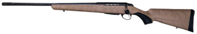 Tikka JRTXRT482 T3x Lite 6.5 Creedmoor 3+1 24.30″ Fluted/Threaded, Black Barrel/Rec, Black Webbed Tan Roughtech Synthetic Stock, Interchangeable Grip, Muzzle Brake Left Hand