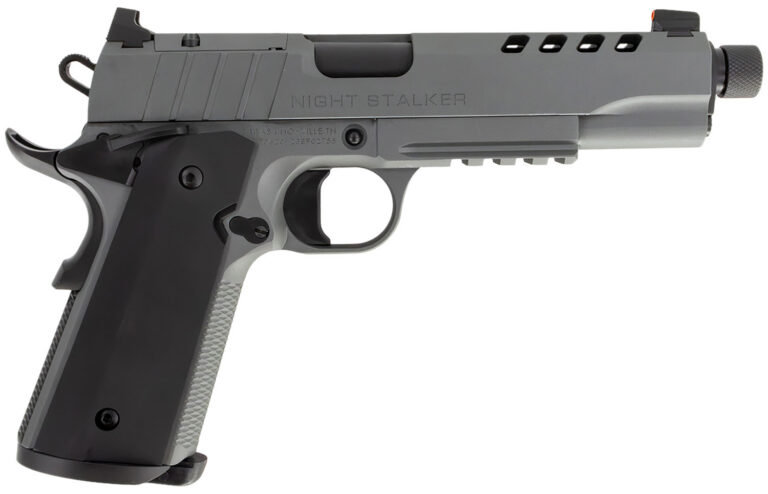 TISAS 1911 NIGHT STALKER SF 9MM 5 THD RAIL GREY