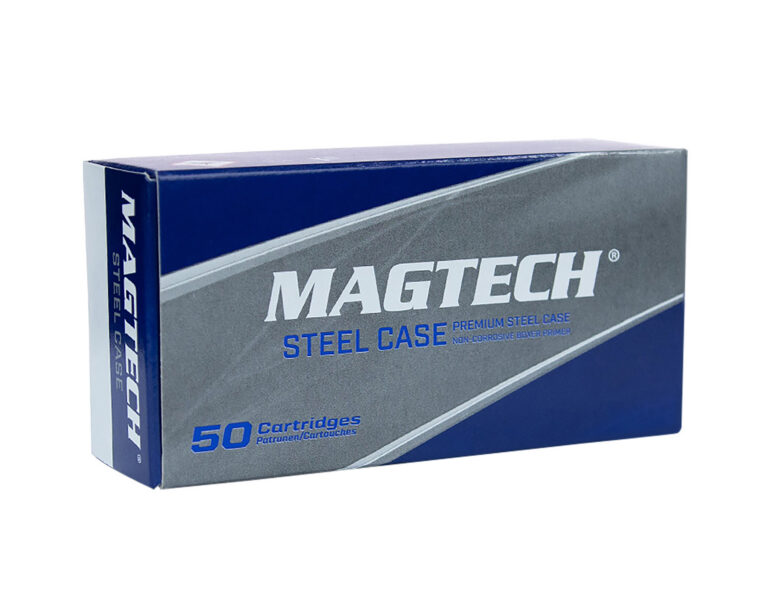 STEEL CASE 9MM LUGER HANDGUN AMMO 9MM LUGER 115GR FULL METAL JACKET 50/BOX
