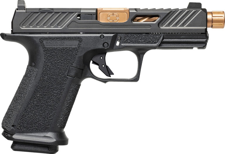MR920 9mm Blk Elite Slide Optic DLC Spiral Threaded  Bronze Grn Trit