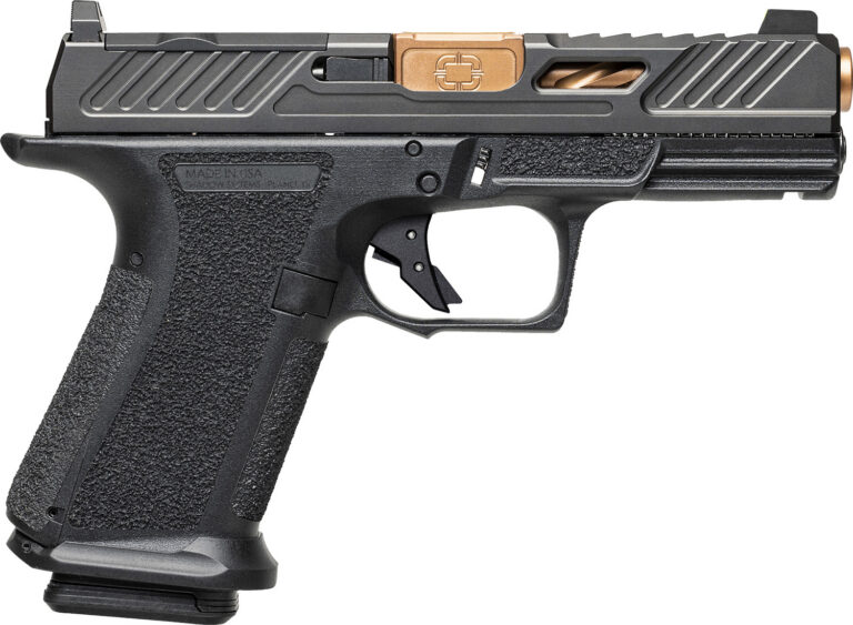 MR920 9mm Blk Elite Slide Optic DLC Spiral unth  Bronze Grn Trit