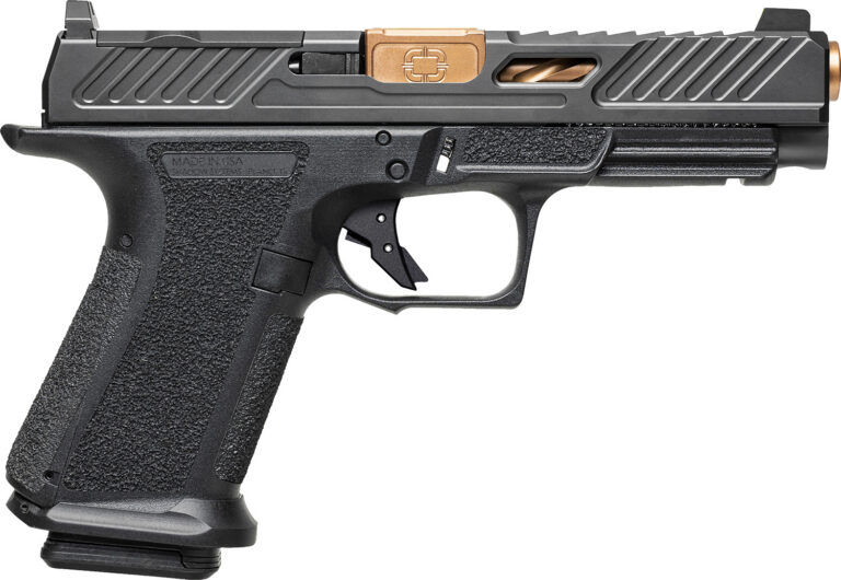 MR920L 9mm Blk Elite Slide Optic DLC Spiral unth  Bronze Grn Trit