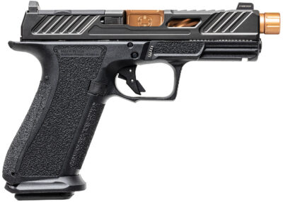 XR920 9mm Black Frame Elite Slide Optic Black Spiral Threaded Brl Bronz