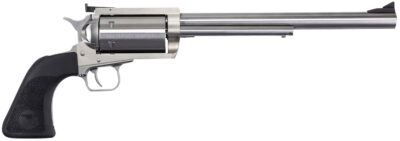 Magnum Research BFR360 BFR  Extra Large 360 Buckhammer 6+1 Shot 10″ Brushed Stainless Steel Barrel & Cylinder, Stainless Stainless Steel Frame, Black Rubber Grip, Exposed Hammer
