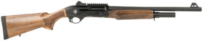MAC 21000122 2 Tactical 12 Gauge Bolt 3″ 5+1, 18.50″ Black Anodized Steel Barrel, Drilled & Tapped/Picatinny Rail Black Anodized Receiver, Turkish Walnut Wood Stock