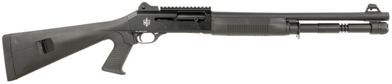 MAC 21000120 1014 12 Gauge 3" 5+1 18.50", Black, Synthetic Furniture, Fixed Pistol Grip Stock, Ghost Ring Sight, Optics Mount, 3 Chokes