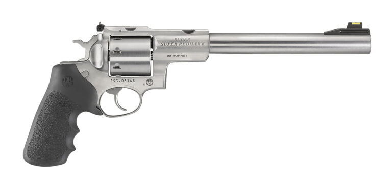 Ruger Super Redhawk 22 Hornet 9.5" barrel Hogue Tamer Monogrip 8 rds