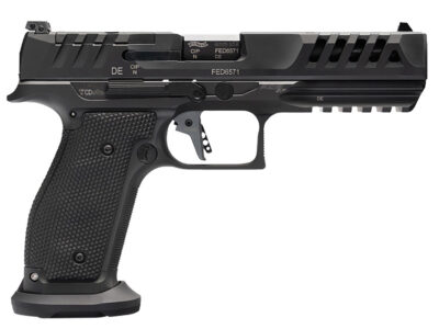 PDP SF MATCH 9MM LUGER SEMI-AUTO HANDGUN PDP FS MATCH 9MM 5” BBL (2)18RD & (1)20RD MAGS STEEL BLACK