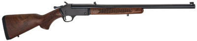 Henry H015360BH Single Shot  Full Size 360 Buckhammer 1rd 22″ Blued Single Shot Barrel, Blued Drilled & Tapped Stainless Steel Receiver, American Walnut Stock, Right Hand