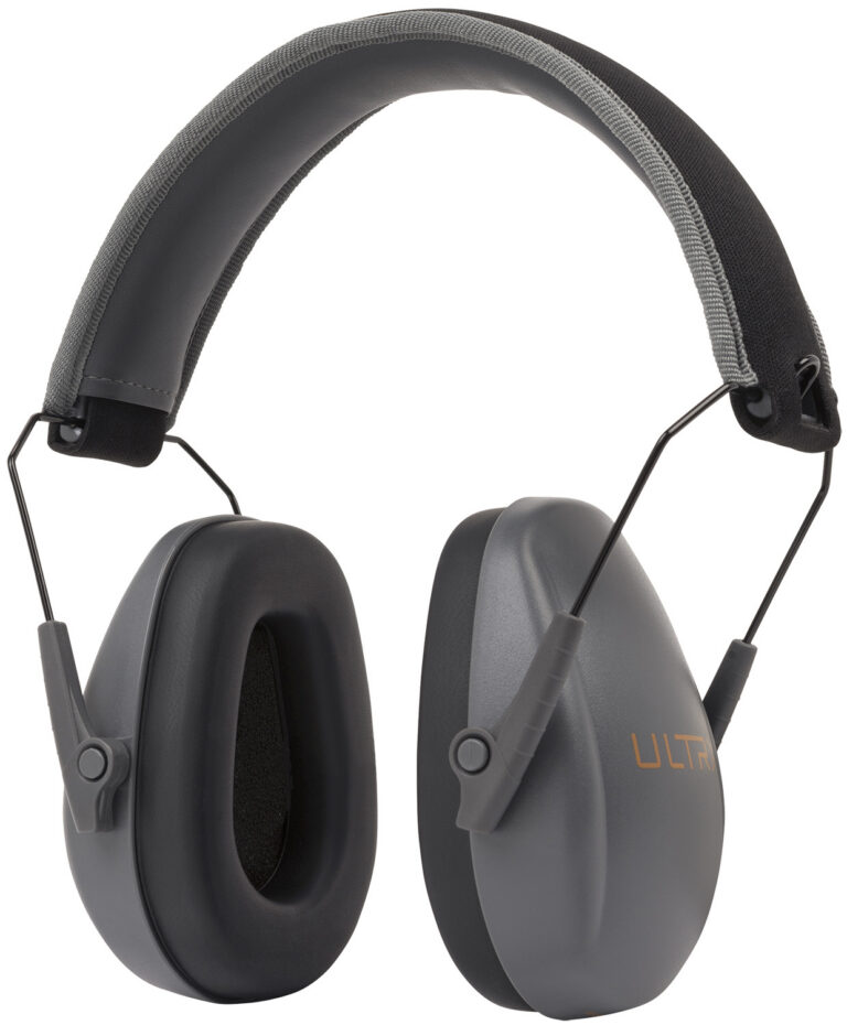 ULTRX Slim Profile Passive Earmuff - Gray