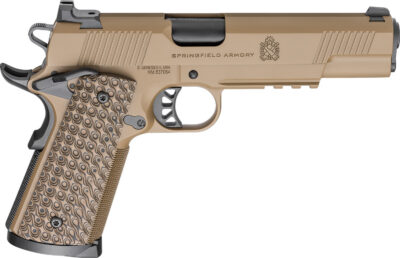 Springfield Tactical Response Pistol w/Light Rail 1911 .45 ACP Coyote 2-8RN
