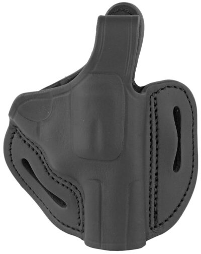 1791 Gunleather RVHX2SSBLR RVHX-2S  OWB Size 02S Stealth Black Leather Fits Up to 3″ Barrel, K/L-Frame, Belt Slide Right Hand
