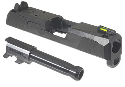 Ruger  Max-9 Slide Assembly Fits Ruger Max-9 9mm Luger, Black Optic Ready/Serrated Slide