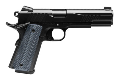 Savage Arms 67204 1911 Government 9mm Luger 10+1 5″ Black Stainless Steel Barrel. Black Nitride Serrated Stainless Steel Slide. Black Nitride Stainless Steel Frame w/Beavertail, Black VZ Grip