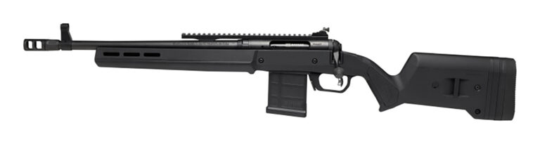 Savage Arms 58180 110 Scout Full Size 6.5 Creedmoor 10+1 16.50" Matte Black Threaded Barrel, Picatinny Rail Carbon Steel Receiver, Black Magpul Hunter Synthetic Stock, Left Hand