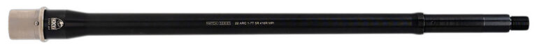 MATCH 22 ARC HEAVY FLUTED CONTOUR RIFLE BARREL FOR AR-15 MATCH 22 ARC 16'' 1-7 TWIST GUNNER CONTOUR BBL NITRIDE