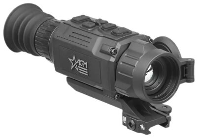 AGM Global Vision 314218550204R221 Rattler V2 25-256 Thermal Black 3.5-28x 25mm Multi Reticle, Digital 1x/2x/4x/8x Zoom 256×192, 50 Hz Resolution